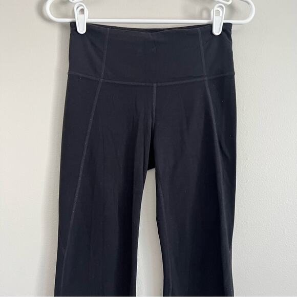 Athleta Women’s Black Athletic Flare Leggings Size Small - Picture 2 of 7